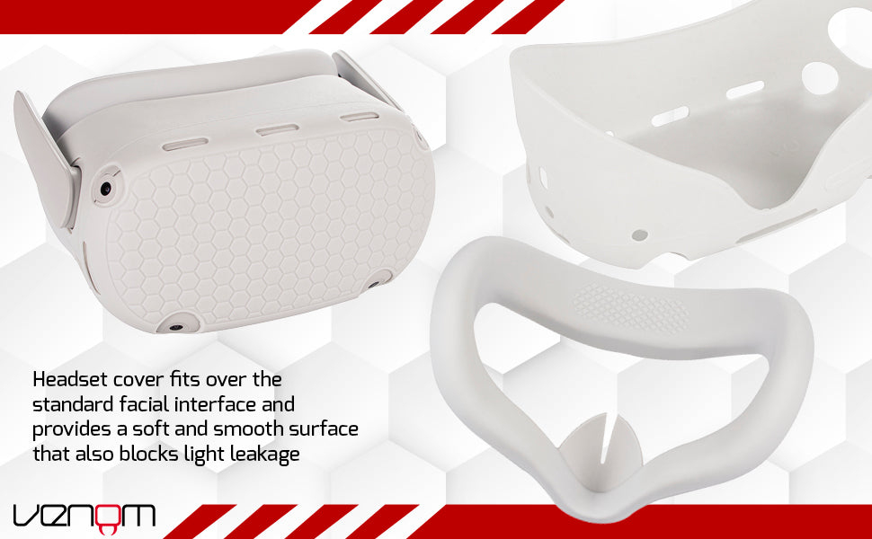 Venom Silicone Protective Accessory Pack for Meta Quest 2