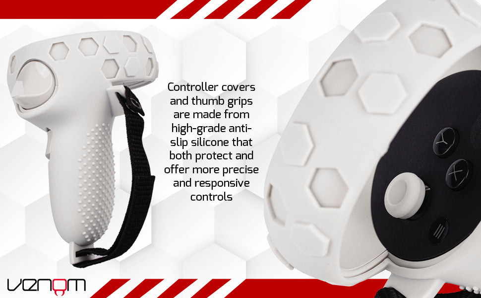 Venom Silicone Protective Accessory Pack for Meta Quest 2