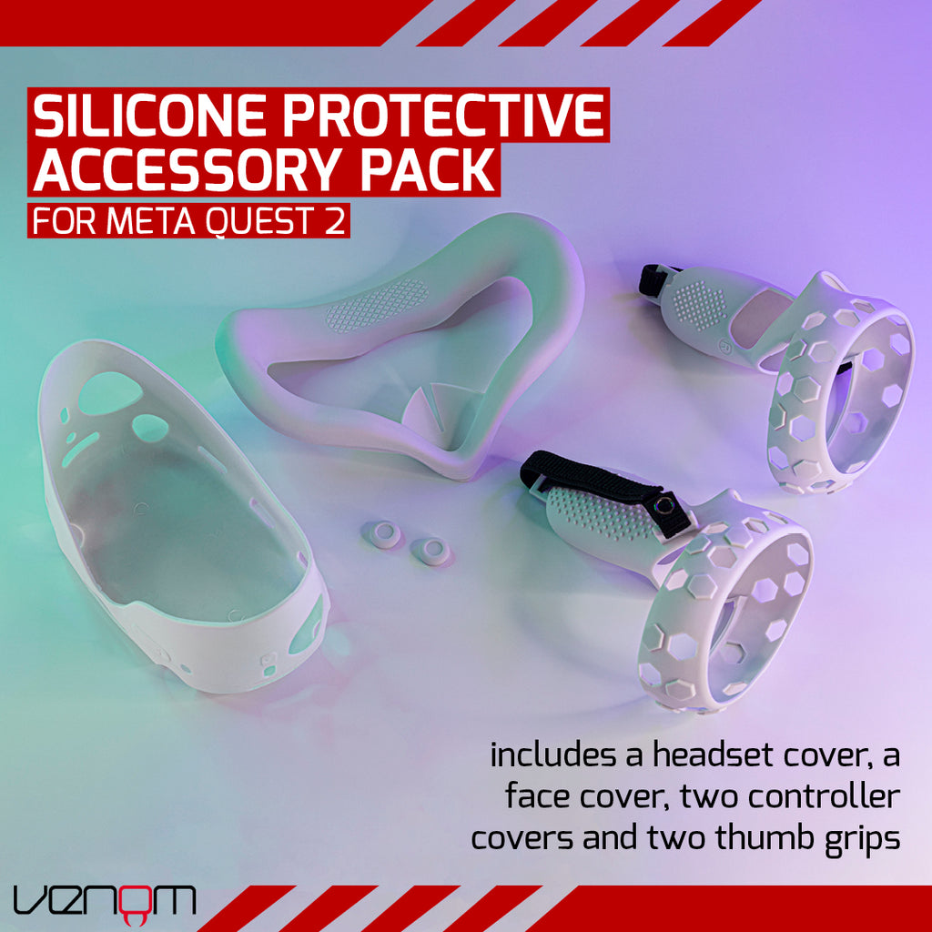 Venom Silicone Protective Accessory Pack for Meta Quest 2