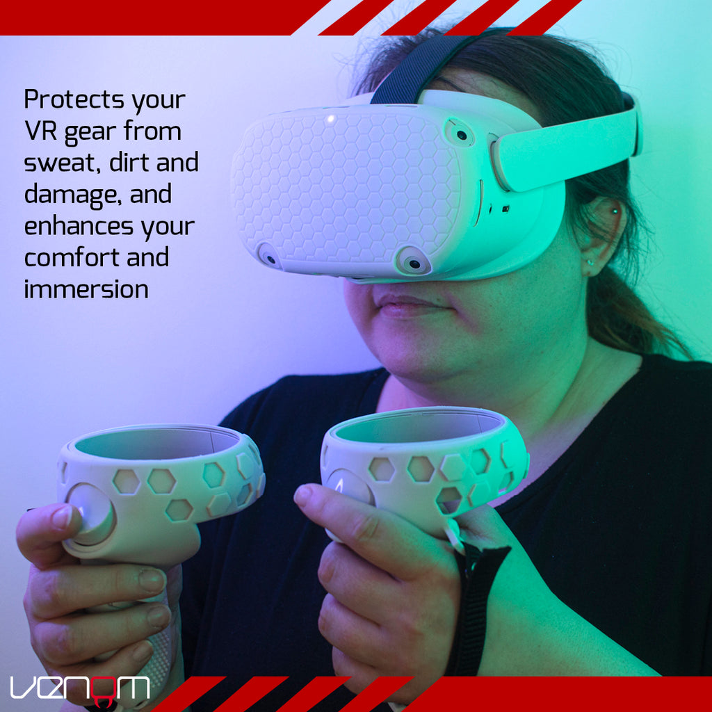 Venom Silicone Protective Accessory Pack for Meta Quest 2