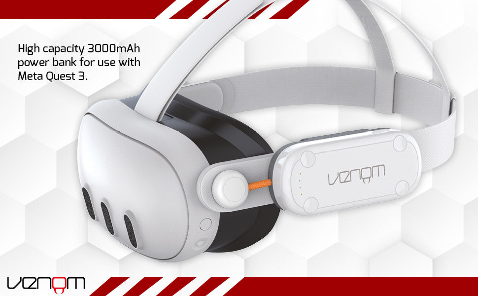 Venom Power Bank for Meta Quest 3 and 3S VR Headset