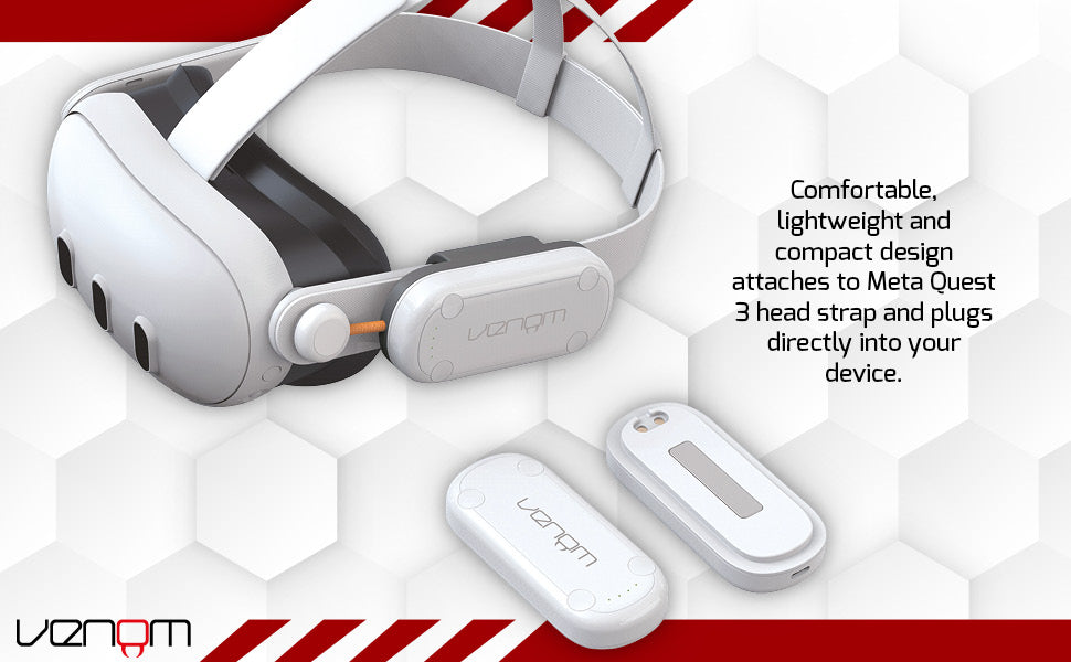 Venom Power Bank for Meta Quest 3 and 3S VR Headset