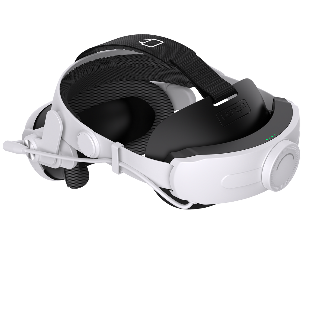 Venom Power Strap for Meta Quest 3 and 2 - Headstrap with Integrated Power Bank