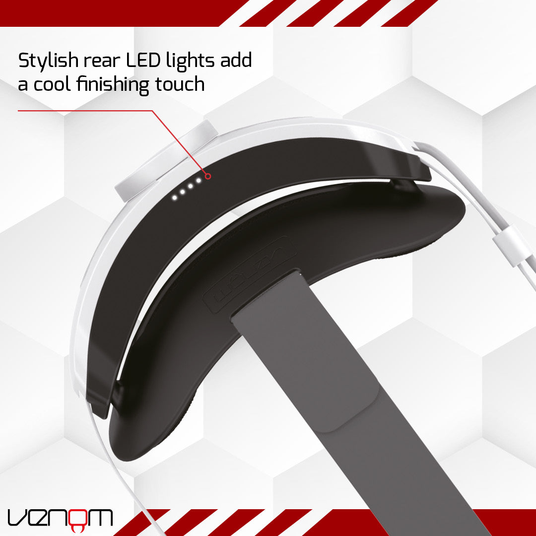 Venom Power Strap for Meta Quest 3 and 2 - Headstrap with Integrated Power Bank
