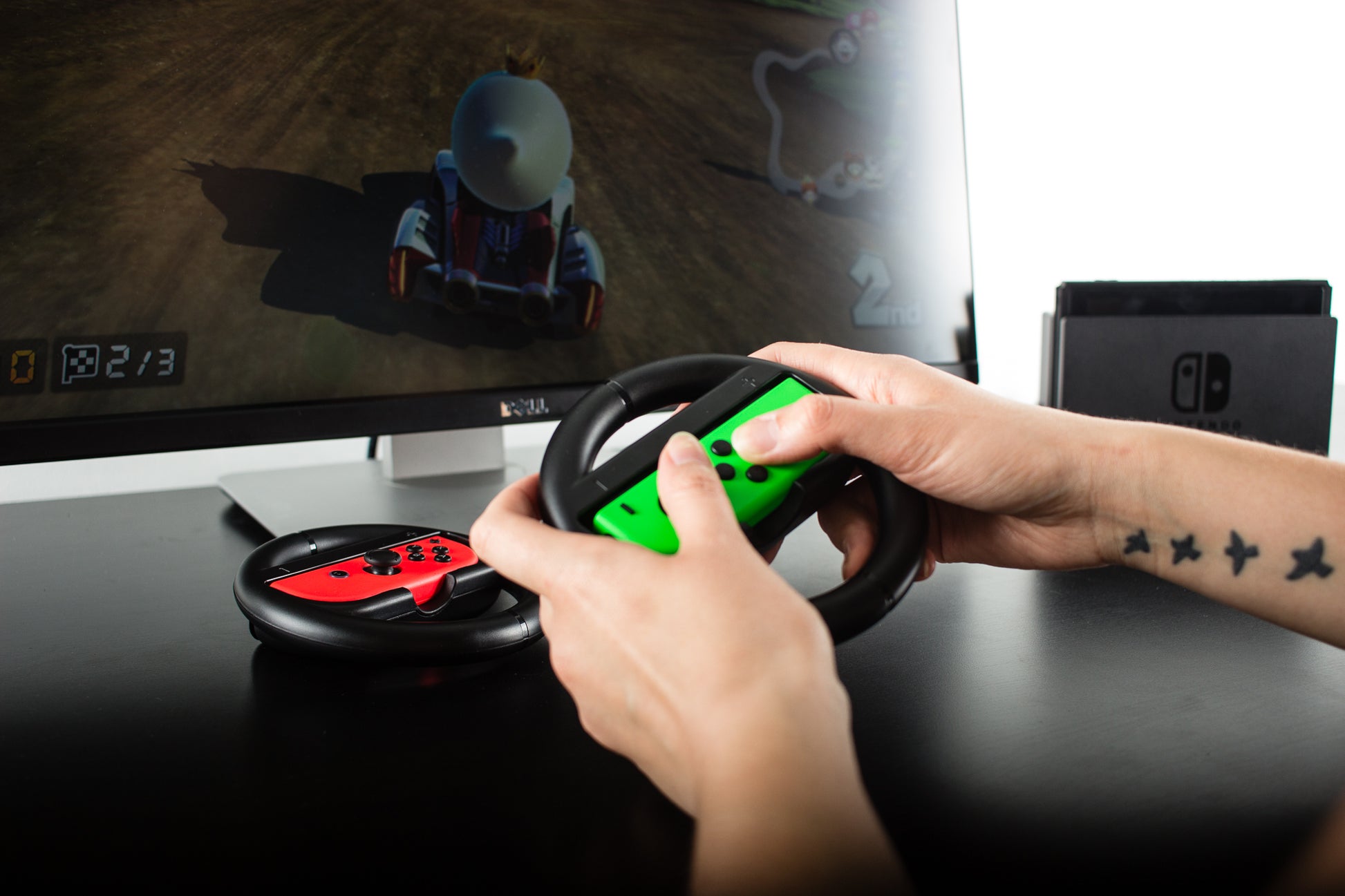 Venom Switch Racing Wheel Twin Pack (Nintendo Switch)