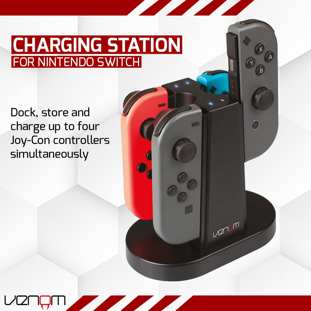 Venom Switch Joy-Con Quad Charging Station (Nintendo Switch) VS4796