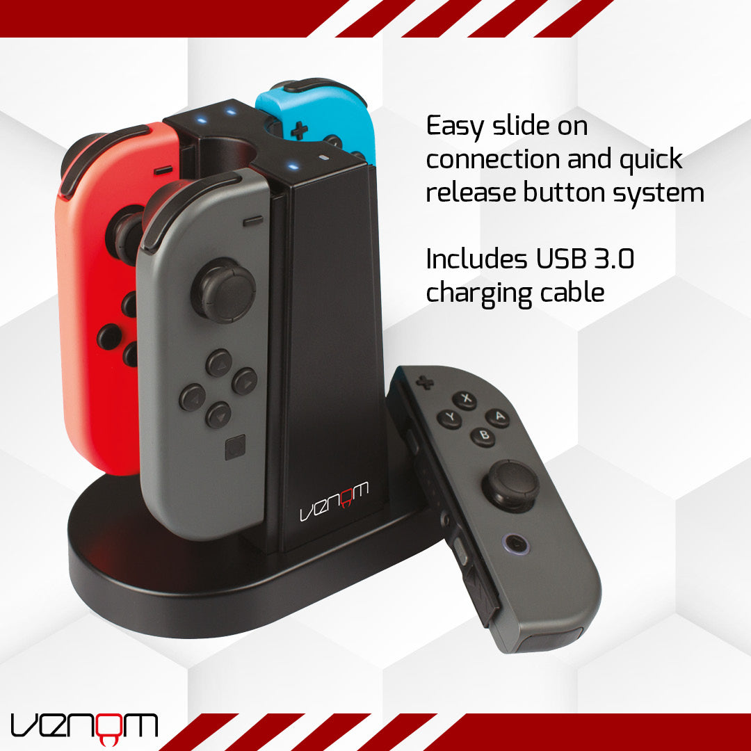 Venom Switch Joy-Con Quad Charging Station (Nintendo Switch) VS4796