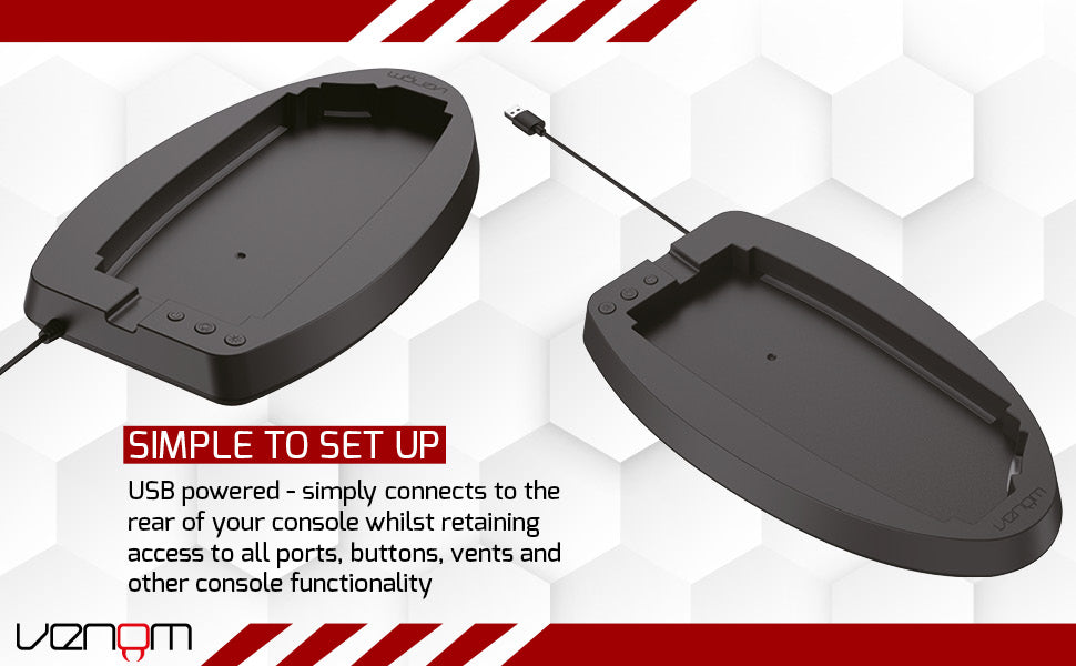 Venom Color Change LED RGB Stand for PS5 VS5005