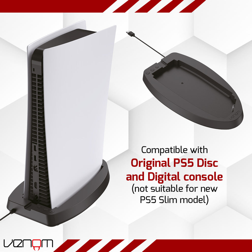 Venom Color Change LED RGB Stand for PS5 VS5005
