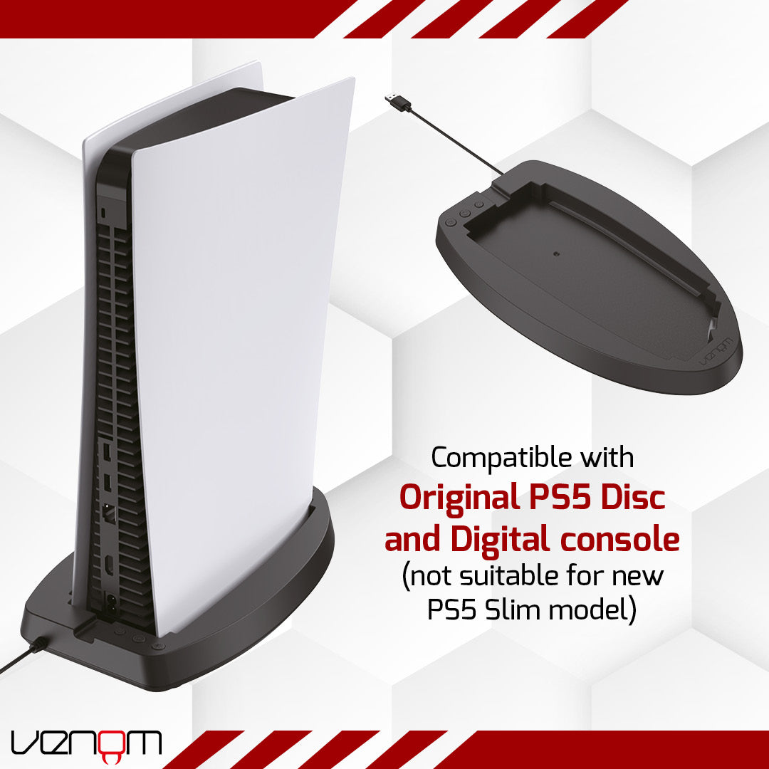 Venom Color Change LED RGB Stand for PS5 VS5005