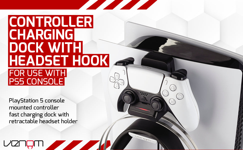 Venom PS5 Stealth Charging Dock and Headset Mount (PS5) VS5018