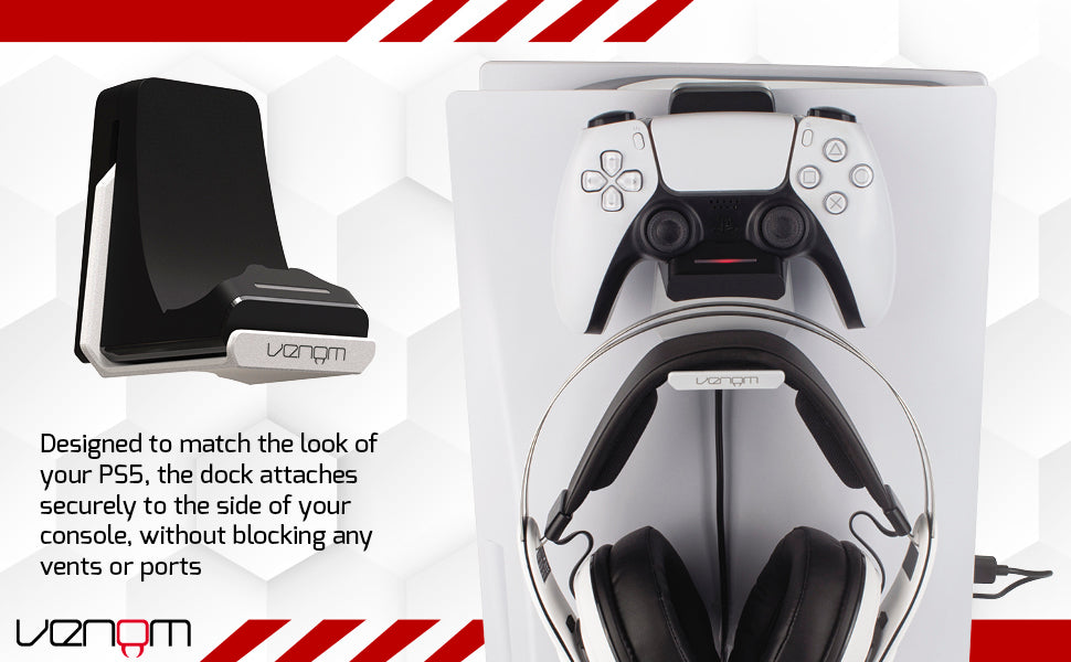 Venom PS5 Stealth Charging Dock and Headset Mount (PS5) VS5018
