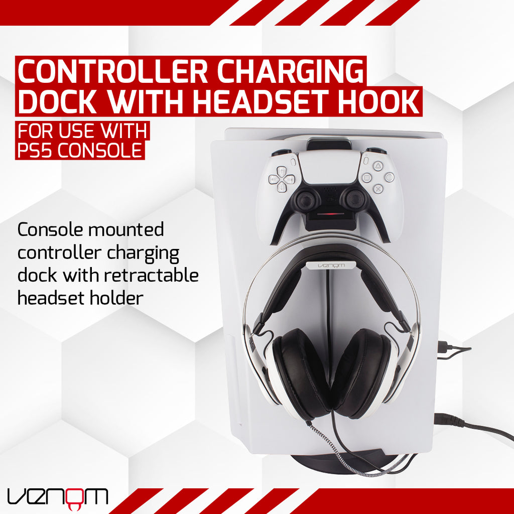 Venom PS5 Stealth Charging Dock and Headset Mount (PS5) VS5018