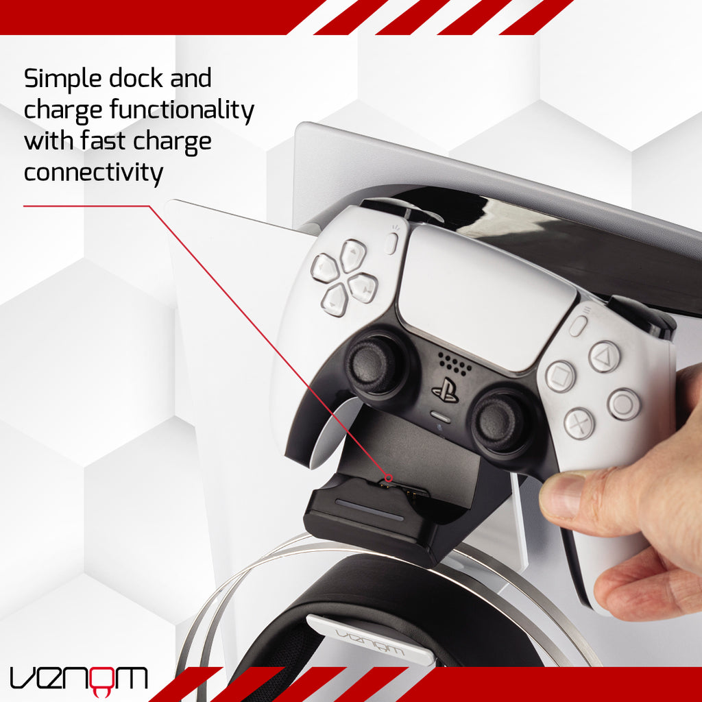 Venom PS5 Stealth Charging Dock and Headset Mount (PS5) VS5018