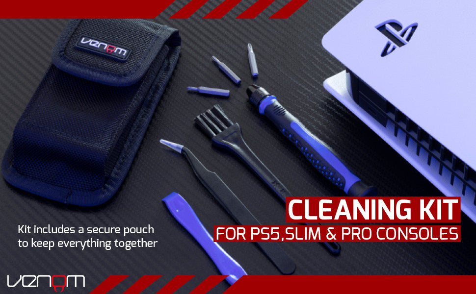 Venom PS5 Cleaning and Maintenance Screwdriver Tool Kit (PS5, Slim and Pro)