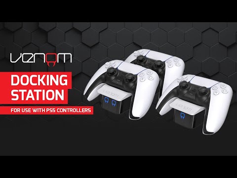 Venom PS5 Controller Twin Docking Station - White VS5001